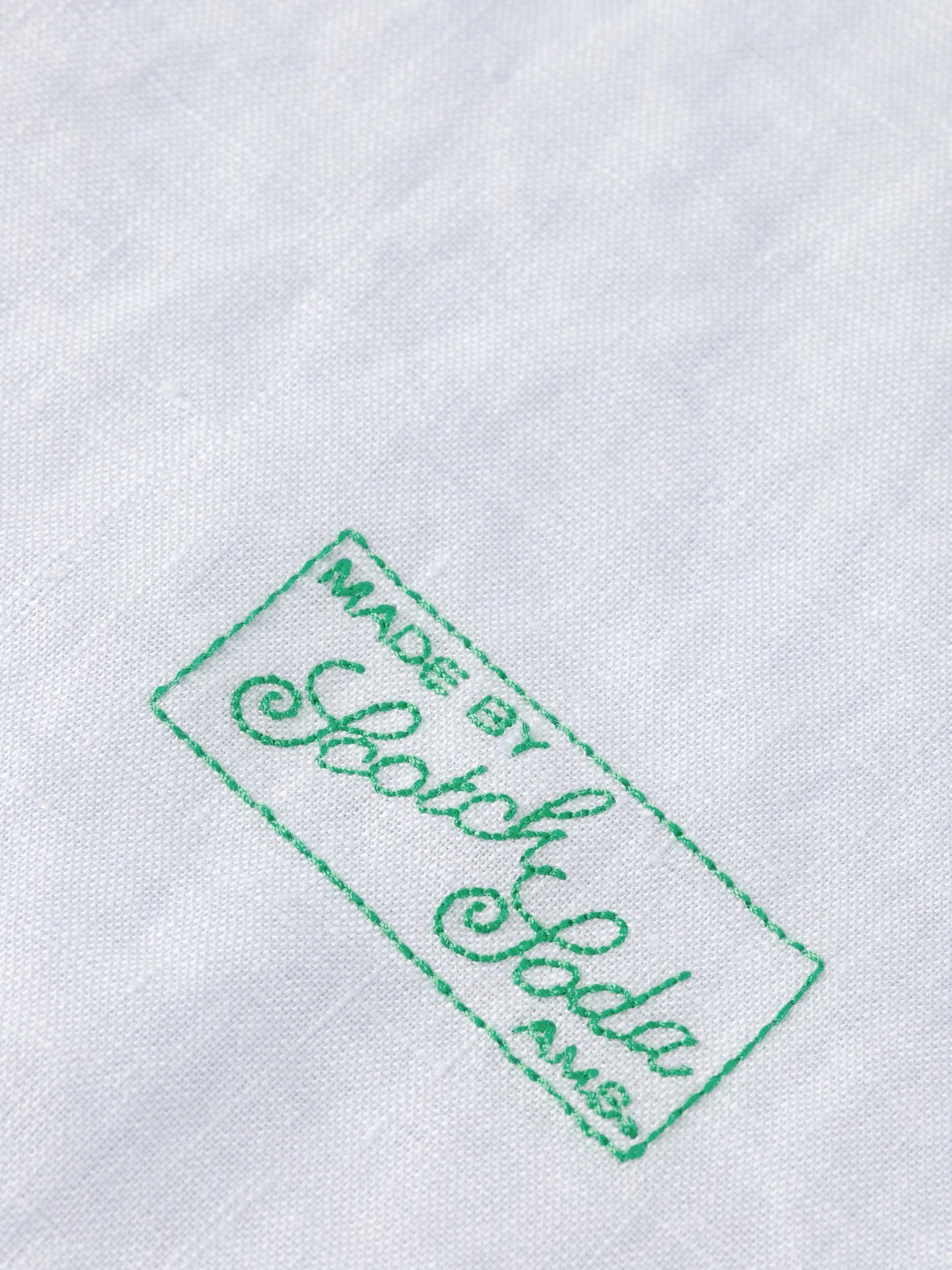 Scotch & Soda Linen shirt with sleeve adjustments DTL6