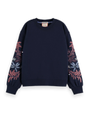 Scotch & Soda Embroidered crewneck sweatshirt NHD-CRP