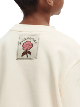 Scotch & Soda Embroidered voluminous sleeve sweatshirt NHD-DTL1