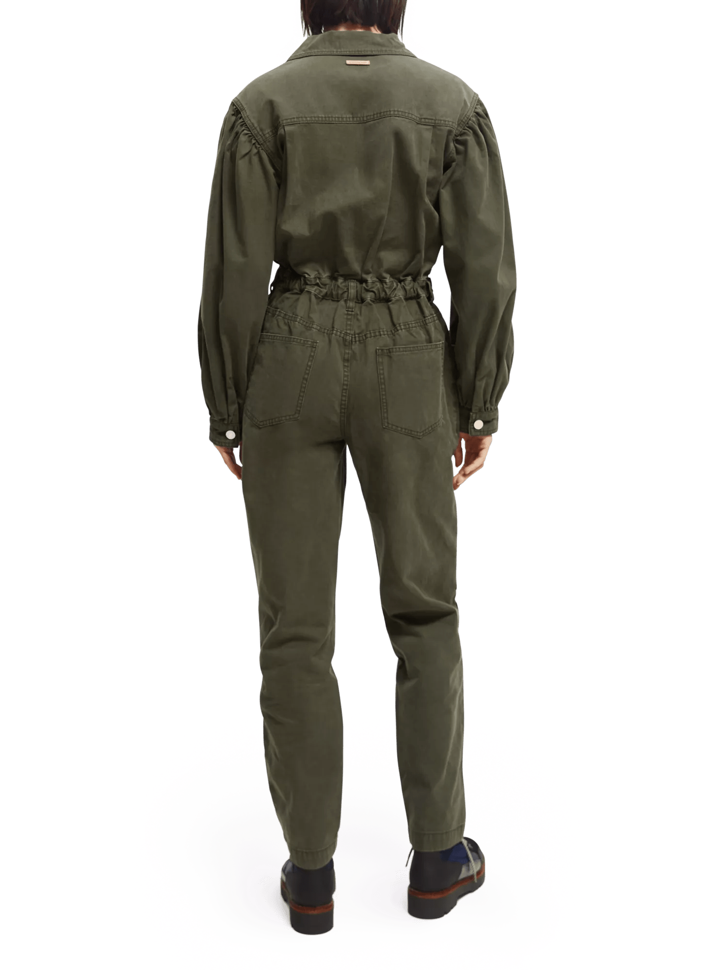 Scotch & Soda Garment-dyed jumpsuit geïnspireerd door het ruimtepak van biologisch materiaal NHD-BCK
