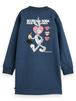 Scotch & Soda BUGS BUNNY - Artwork sweatdress BCK