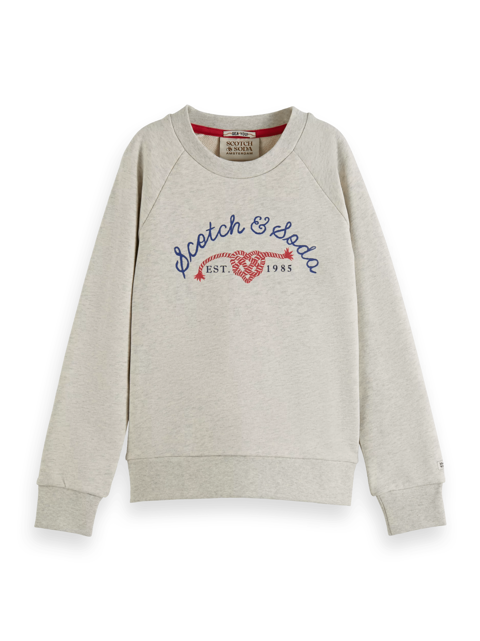 Scotch & Soda Regular fit embroidered sweatshirt FNT