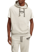 Scotch & Soda Bugs Bunny - Sleeveless hoodie with placement embroidery NHD-CRP