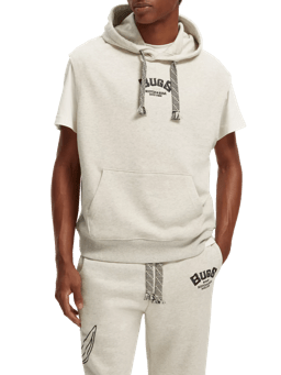 Scotch & Soda Bugs Bunny - Sleeveless hoodie with placement embroidery NHD-CRP