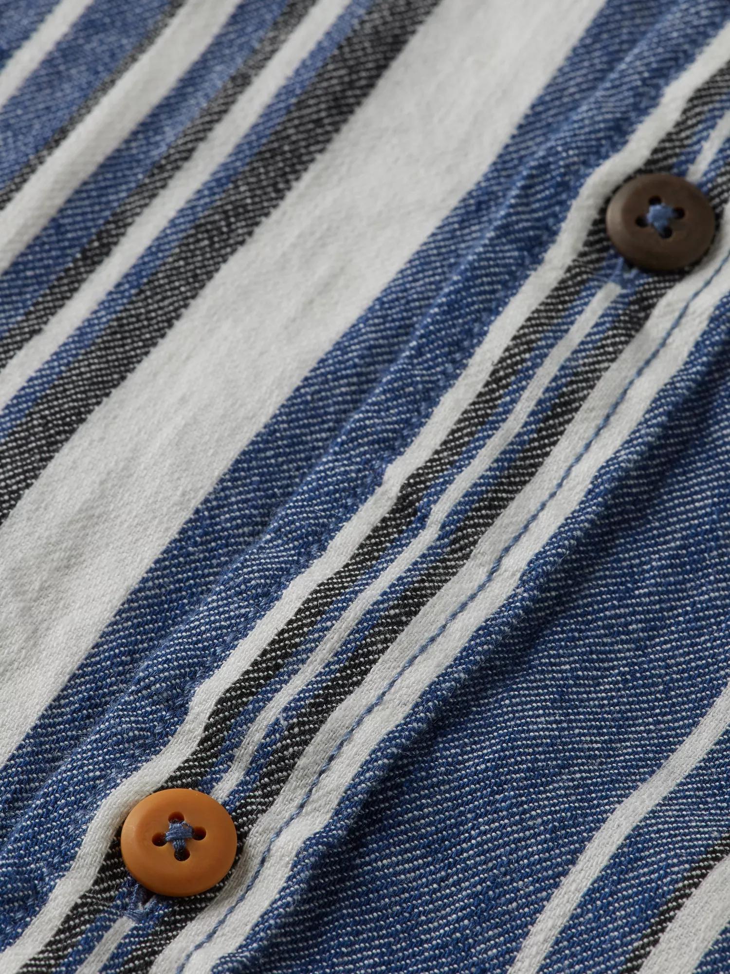 Scotch & Soda Regular-Fit Yarn-Dyed Linen Blend Shirt DTL6