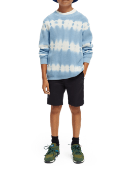 Scotch & Soda Tie-Dye rib knit organic cotton sweater NHD-FNT