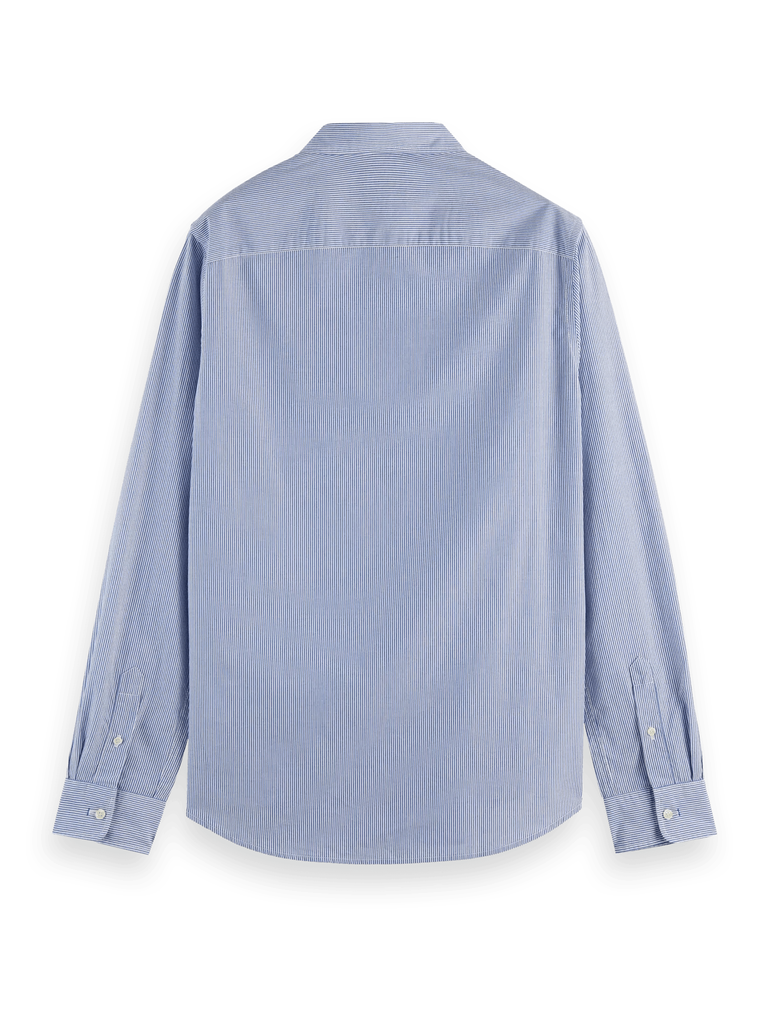 Scotch & Soda Essentials - Yarn dyed slim fit poplin shirt BCK