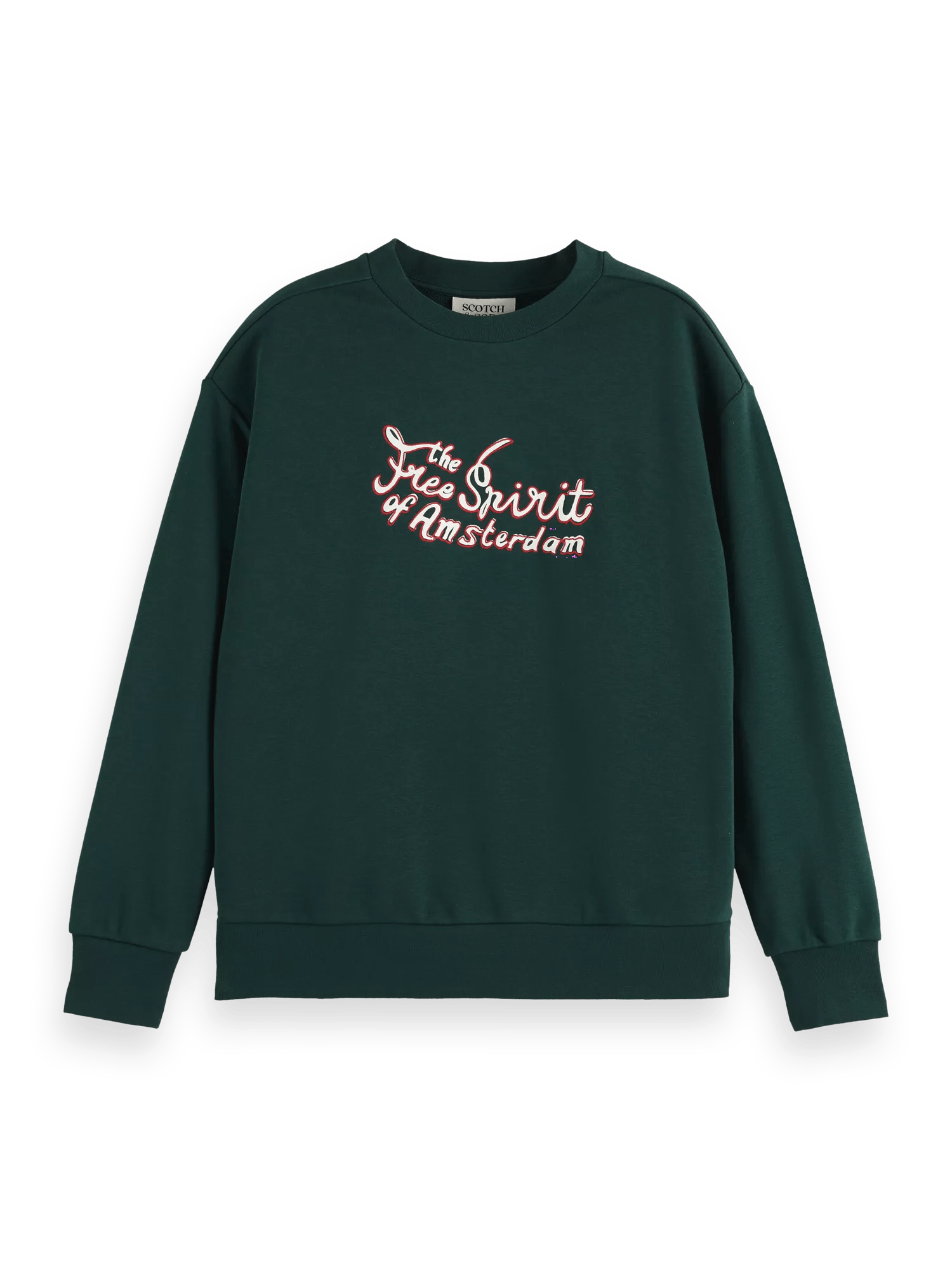Scotch & Soda Loose fit artwork crewneck sweatshirt FNT