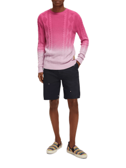 Scotch & Soda Gradient cotton cable knit pullover NHD-FNT