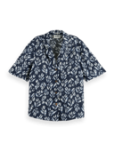 Scotch & Soda Printed linnen camp shirt NHD-CRP