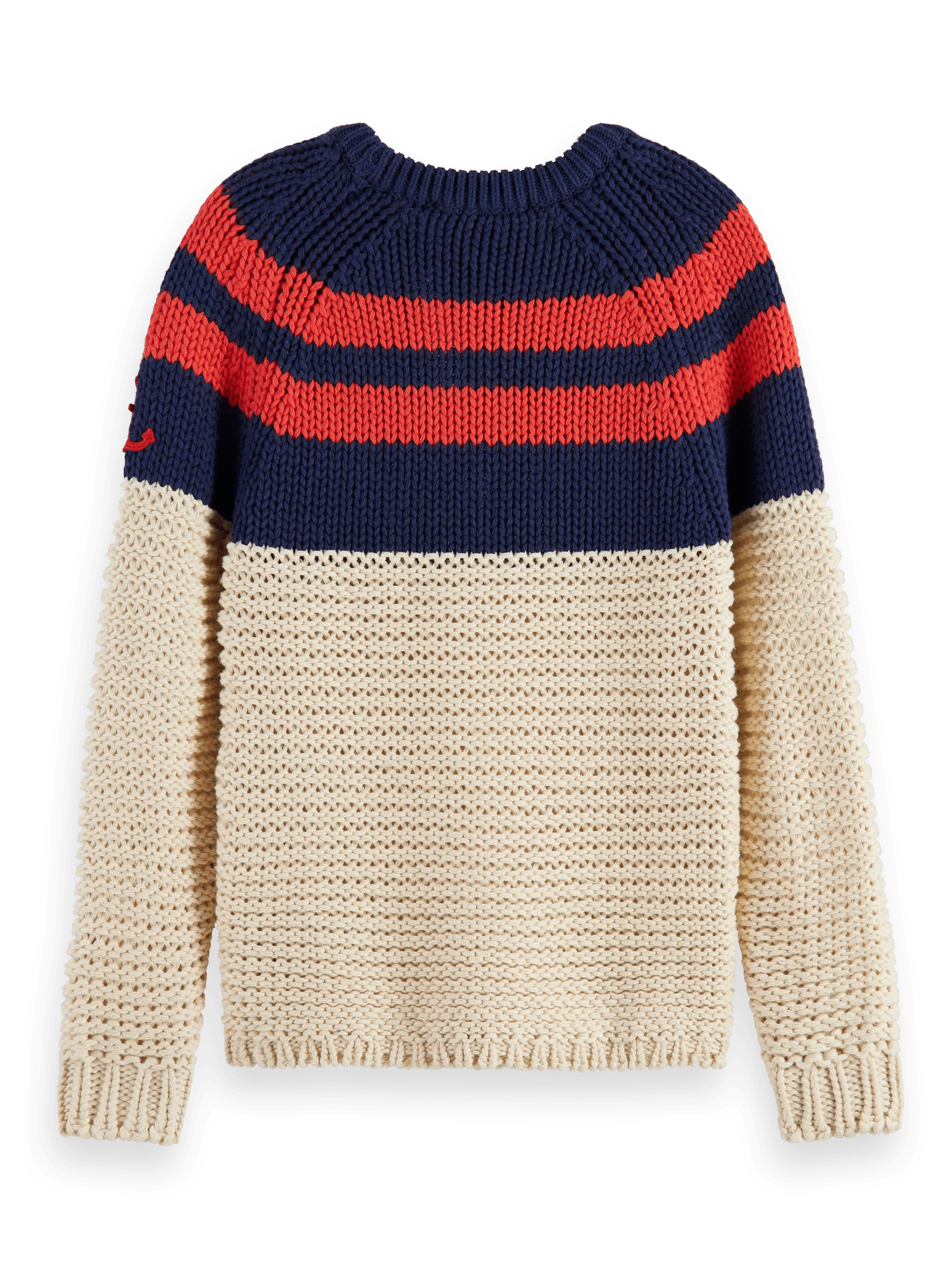 Scotch & Soda Colour-block sweater BCK