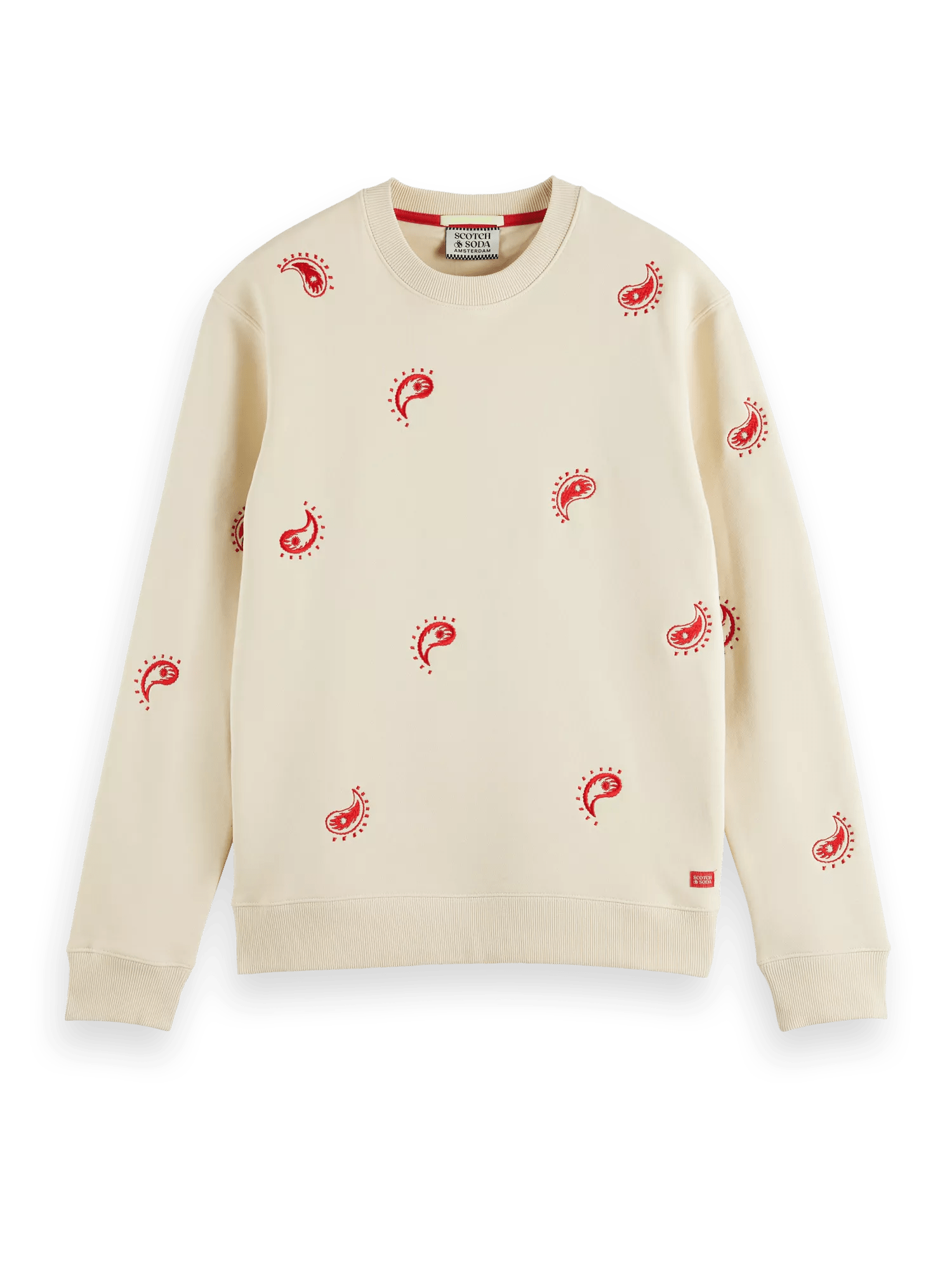 Scotch & Soda Sweatshirt mit normaler Passform und Stickerei FNT