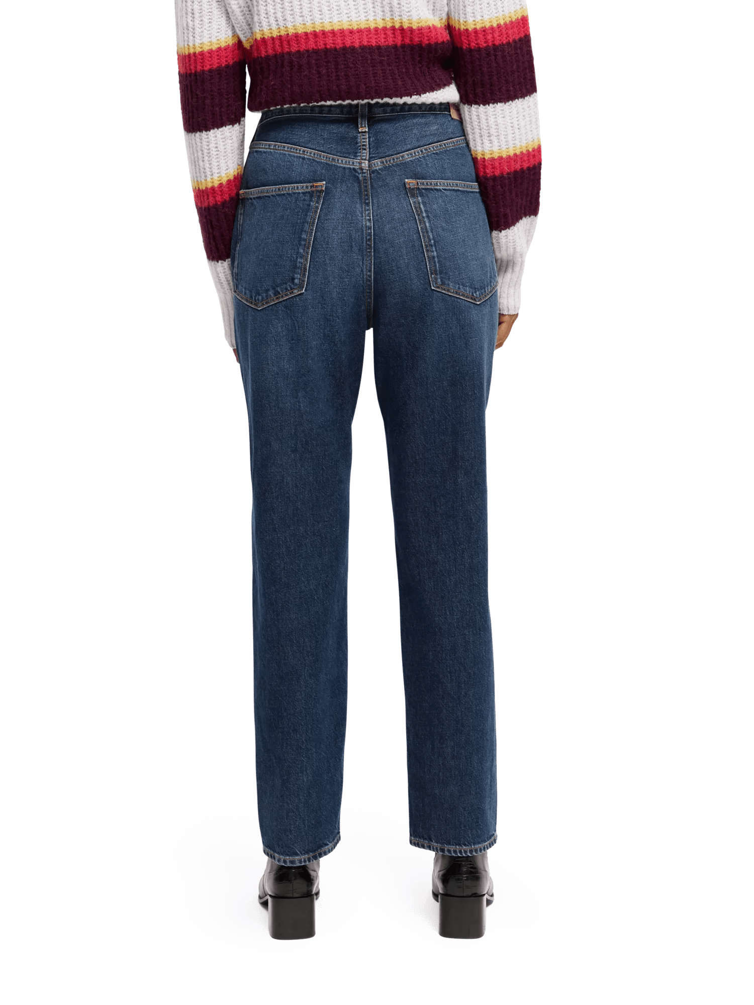 Scotch & Soda The Bay Boyfriend Jeans aus Bio-Baumwolle NHD-BCK