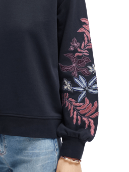 Scotch & Soda Embroidered crewneck sweatshirt NHD-DTL1