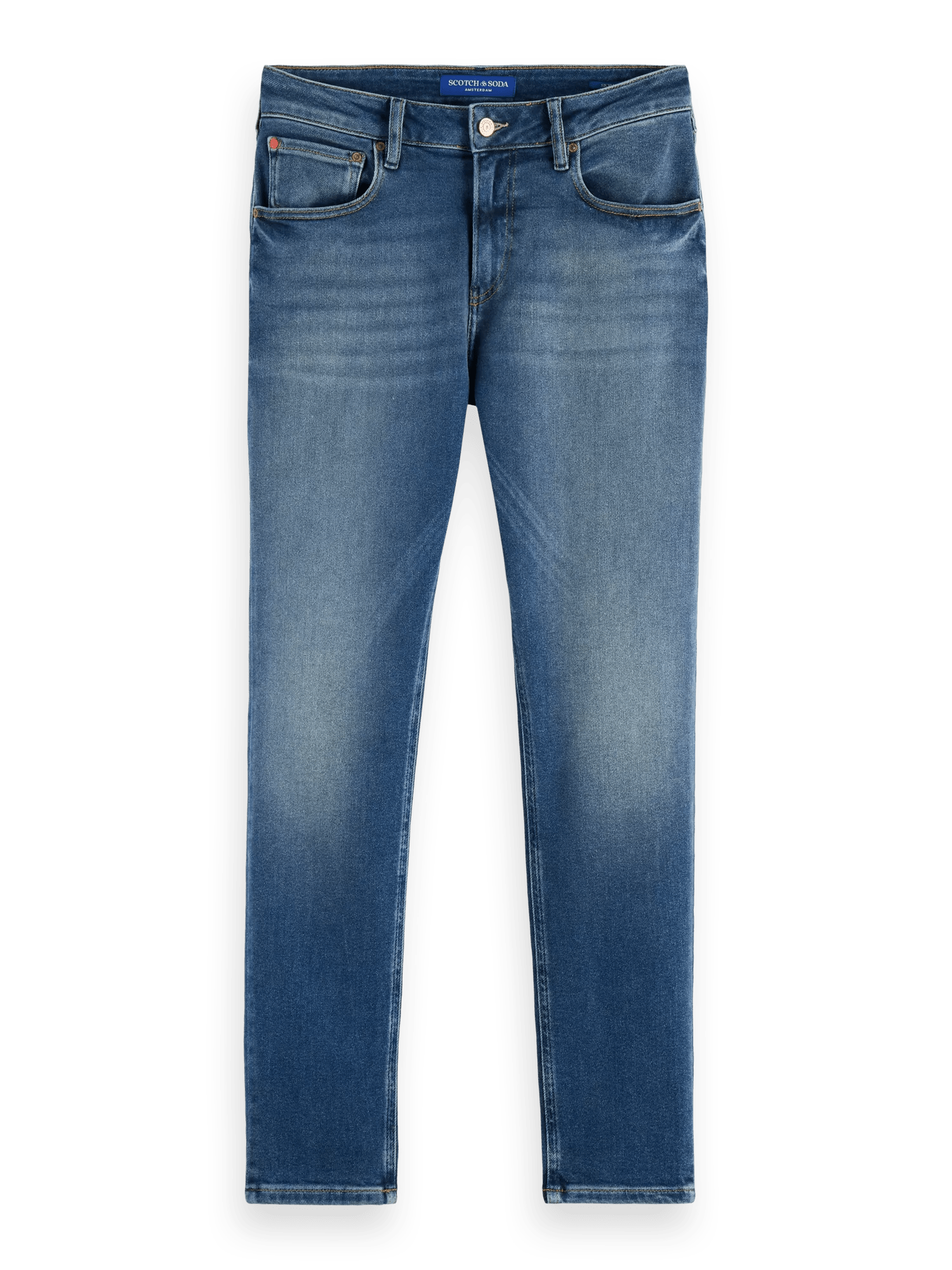 Scotch & Soda Seasonal Essentials Skim super slim jeans  — Everywhere Blue FNT