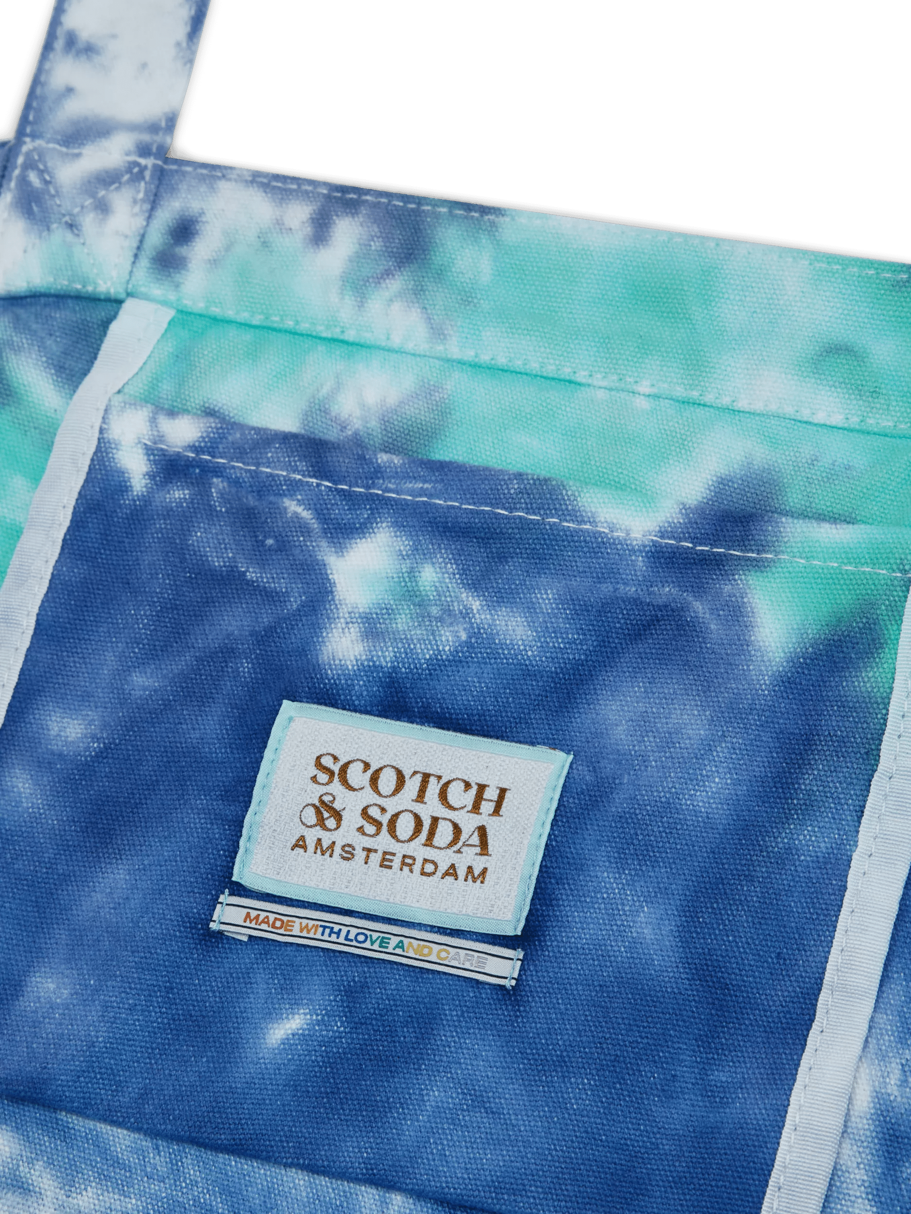 Scotch & Soda Canvas tie-dye tote DTL3