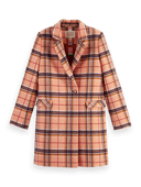 Scotch & Soda Tailored single-breasted wool-blended coat NHD-CRP