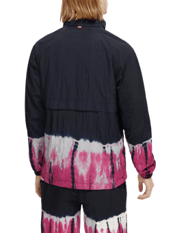 Scotch & Soda WorkOut - Tie-dyed hooded zip-thru  jacket NHD-BCK