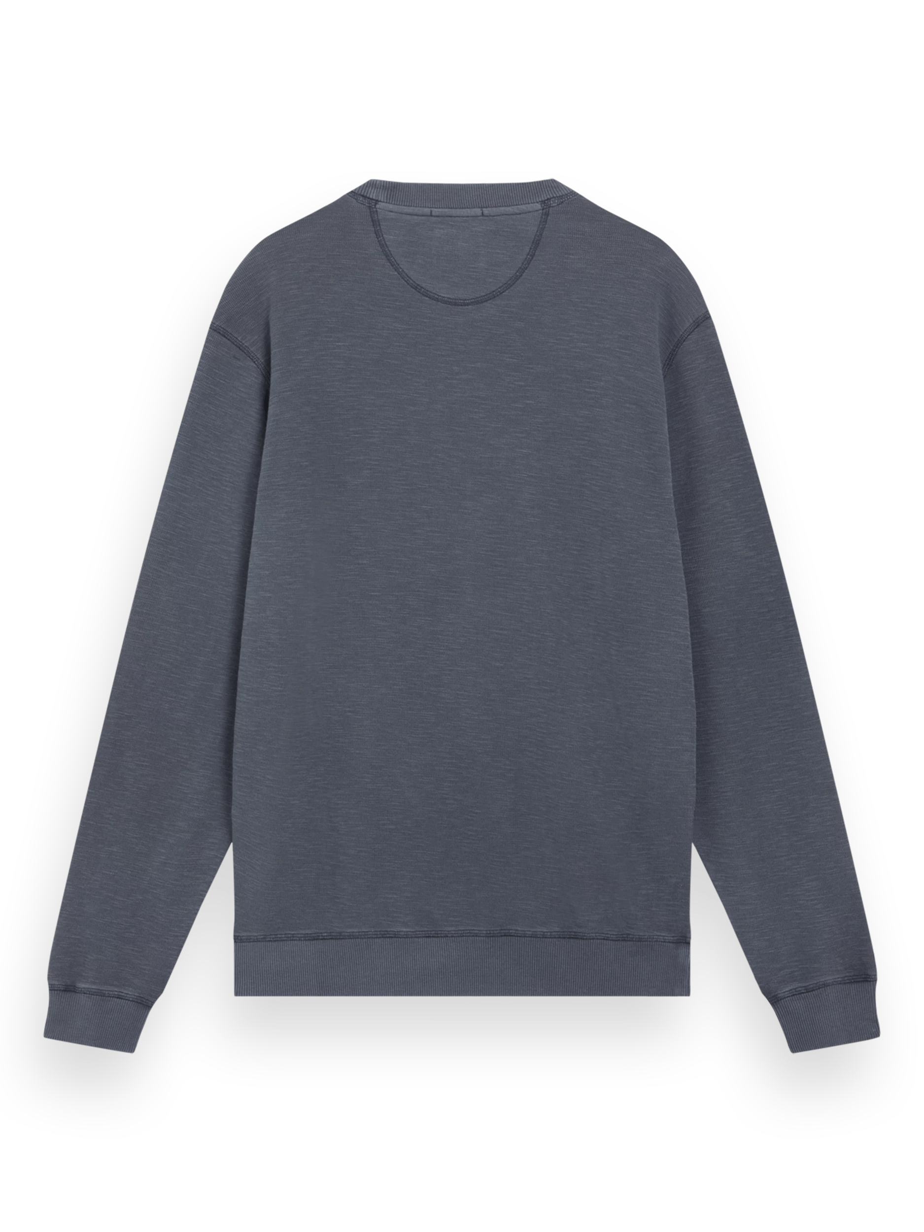 Scotch & Soda Stückgefärbtes Sweatshirt mit Rundhalsausschnitt BCK