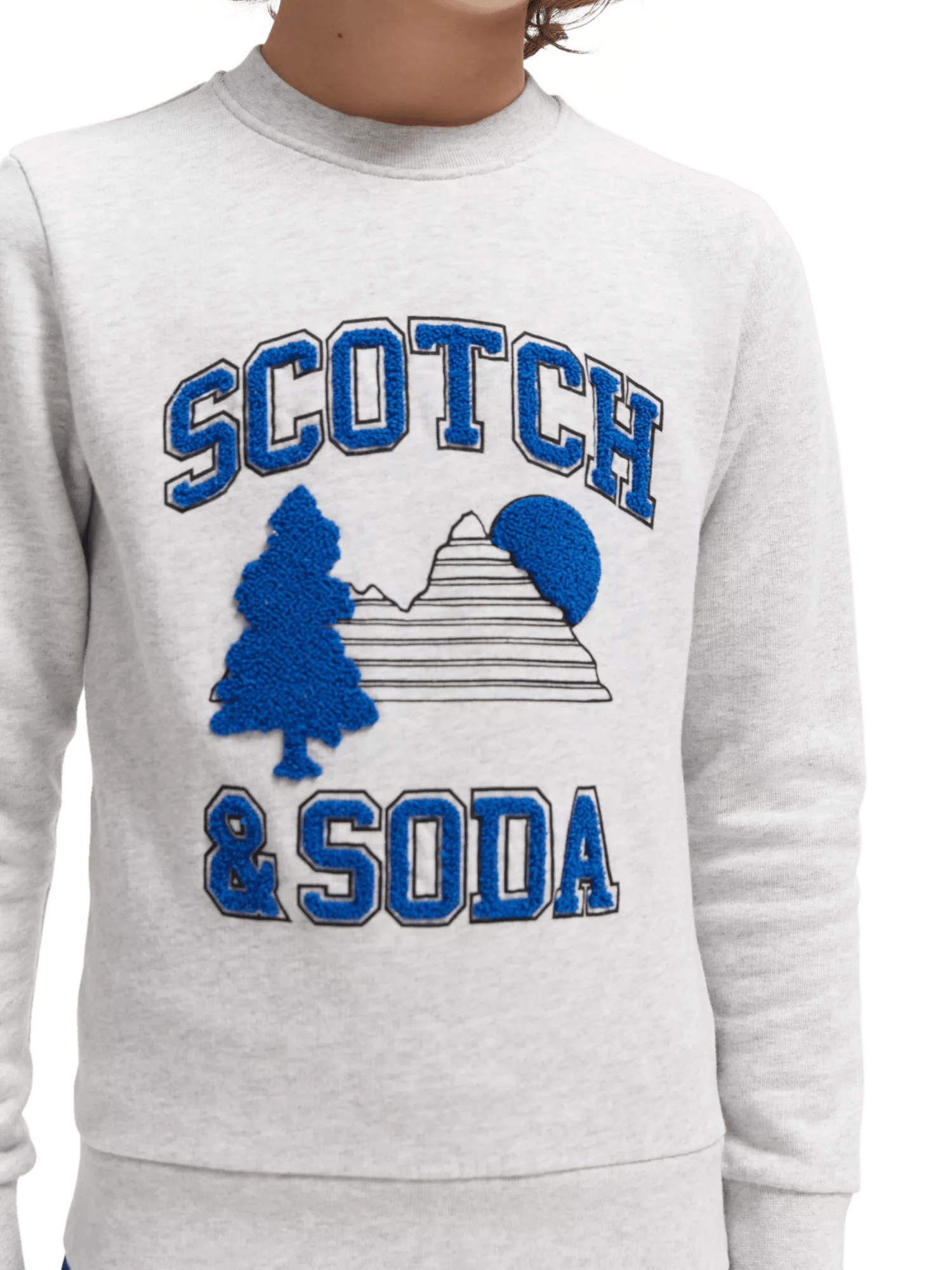 Scotch & Soda Sweat en coton bio à graphisme NHD-DTL1