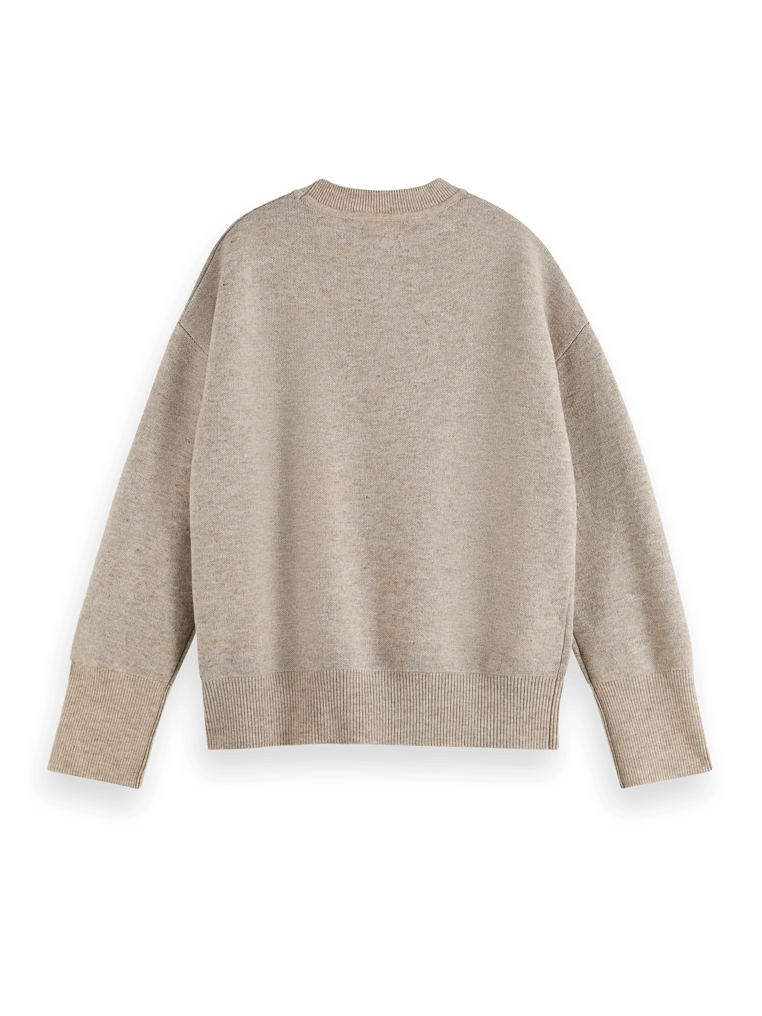 Scotch & Soda Oversized intarsia knitted sweater BCK