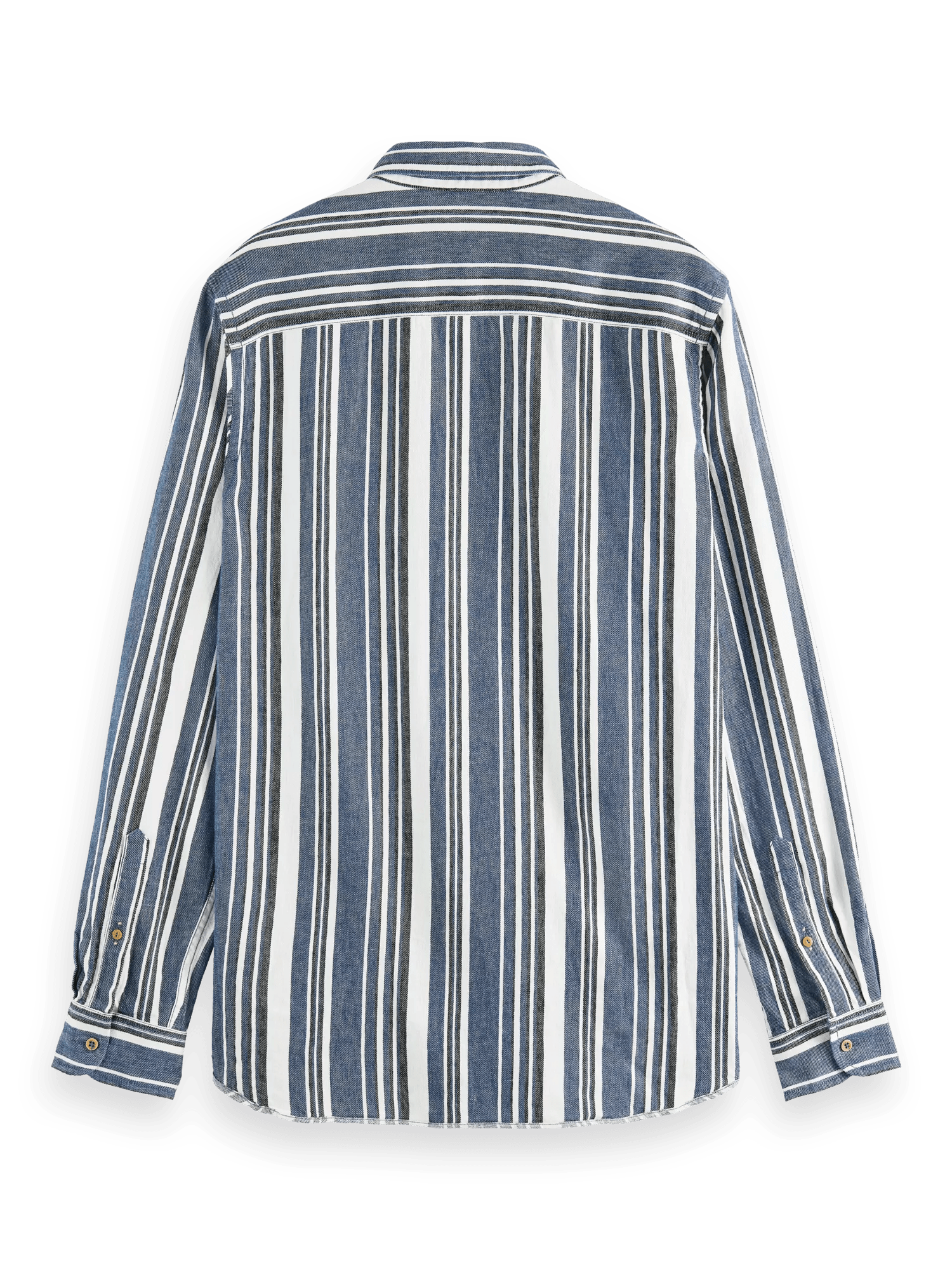 Scotch & Soda Regular-Fit Yarn-Dyed Linen Blend Shirt BCK
