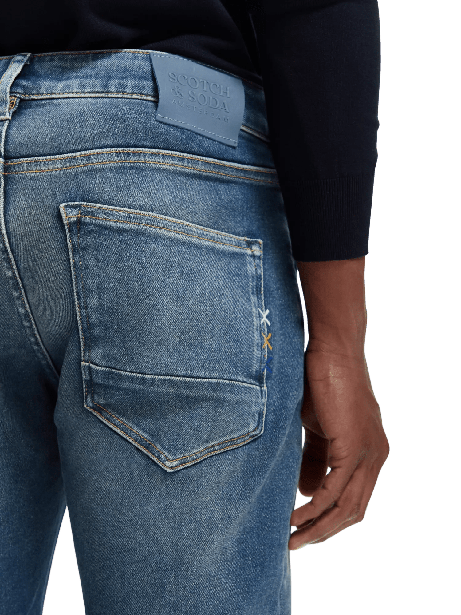 Scotch & Soda Seasonal Essentials Skim super slim jeans  — Everywhere Blue MDL-DTL1