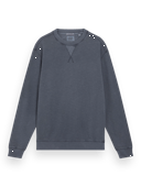 Scotch & Soda Stückgefärbtes Sweatshirt mit Rundhalsausschnitt MDL-CRP