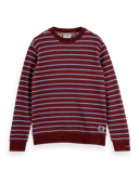 Scotch & Soda Striped crewneck felpa sweatshirt NHD-CRP