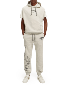 Scotch & Soda Bugs Bunny - Sweatpants with placement embroidery NHD-FNT