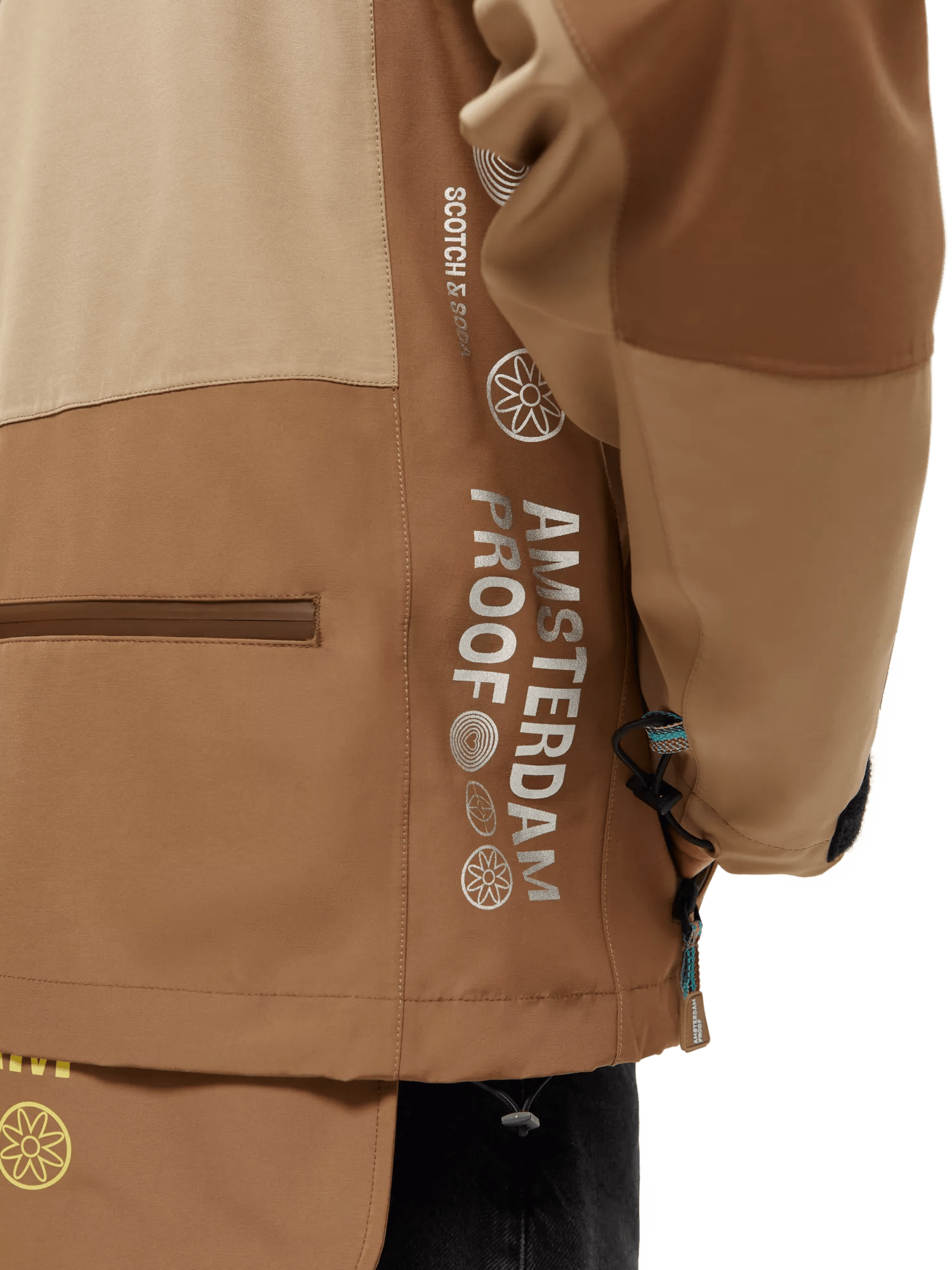 Scotch & Soda Amsterdam proof Raincoat - Foldable Jacket NHD-DTL2