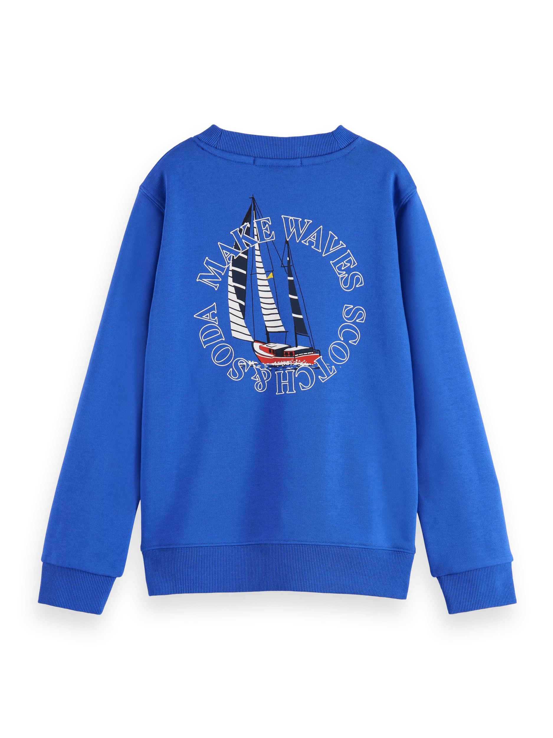 Scotch & Soda Sweatshirt mit normaler Passform und Artwork BCK