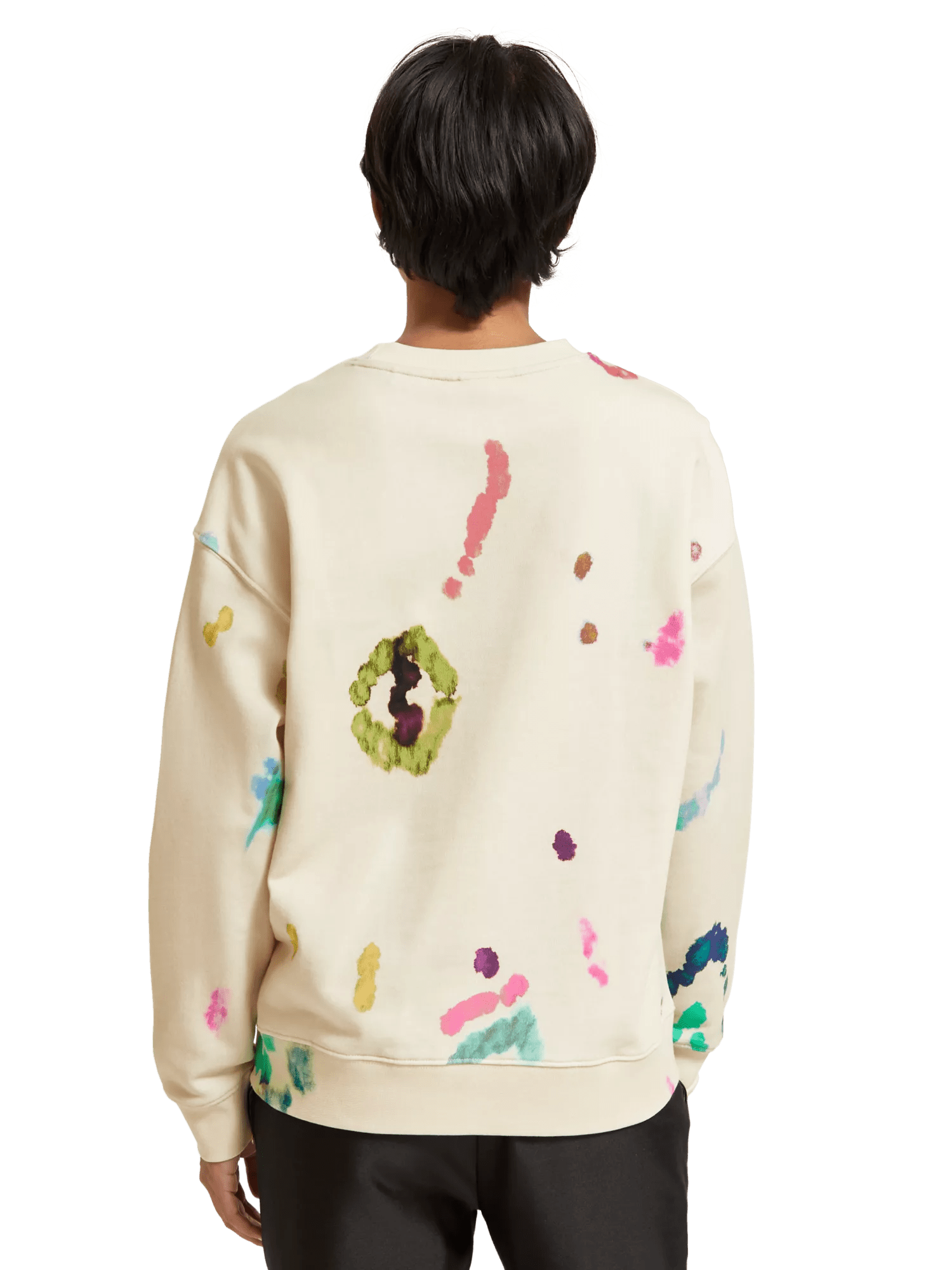 Scotch & Soda Painted galaxy sweatshirt MDL-BCK
