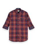 Scotch & Soda Regular-fit checked flannel shirt NHD-CRP