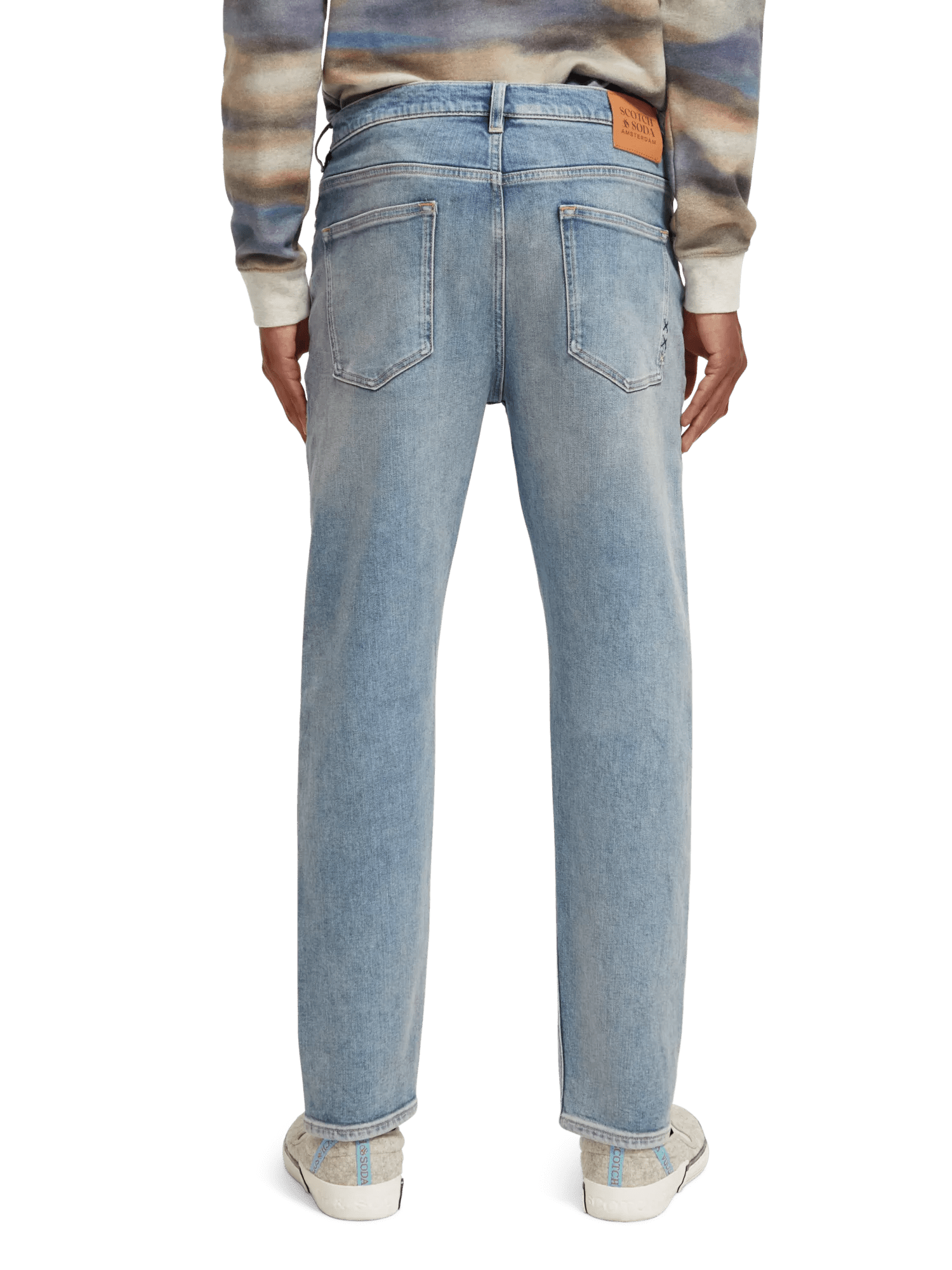 Scotch & Soda The Drop regular tapered-fit jeans MDL-BCK