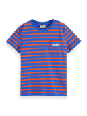 Scotch & Soda Relaxed-fit Yarn-dyed stripe T-shirt FNT