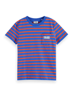 Scotch & Soda Relaxed-fit Yarn-dyed stripe T-shirt FNT