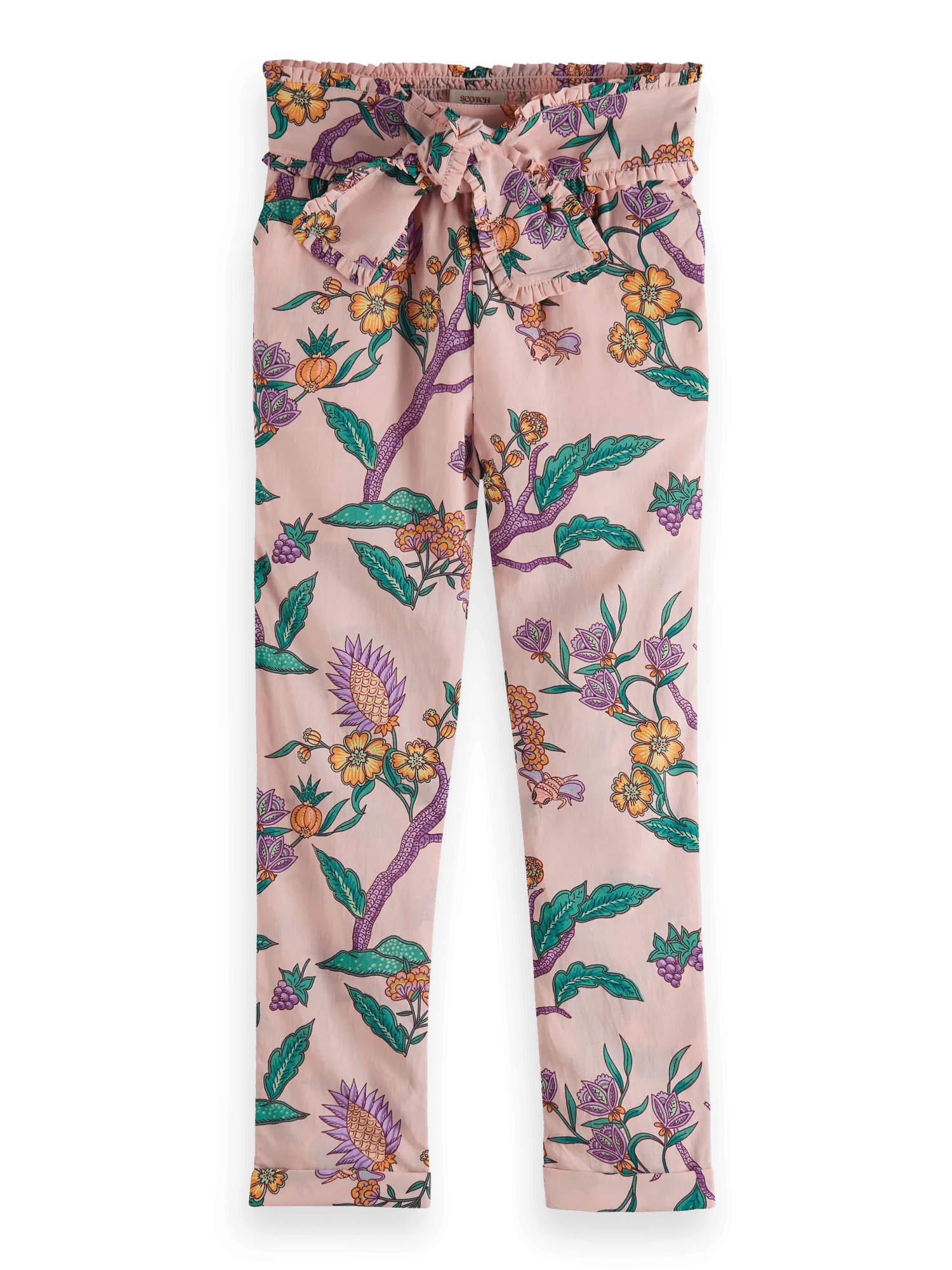 Scotch & Soda Relaxed slim-fit bow-tie pants FNT