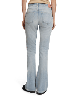 Scotch & Soda The Charm high-rise flared jeans FIT-BCK