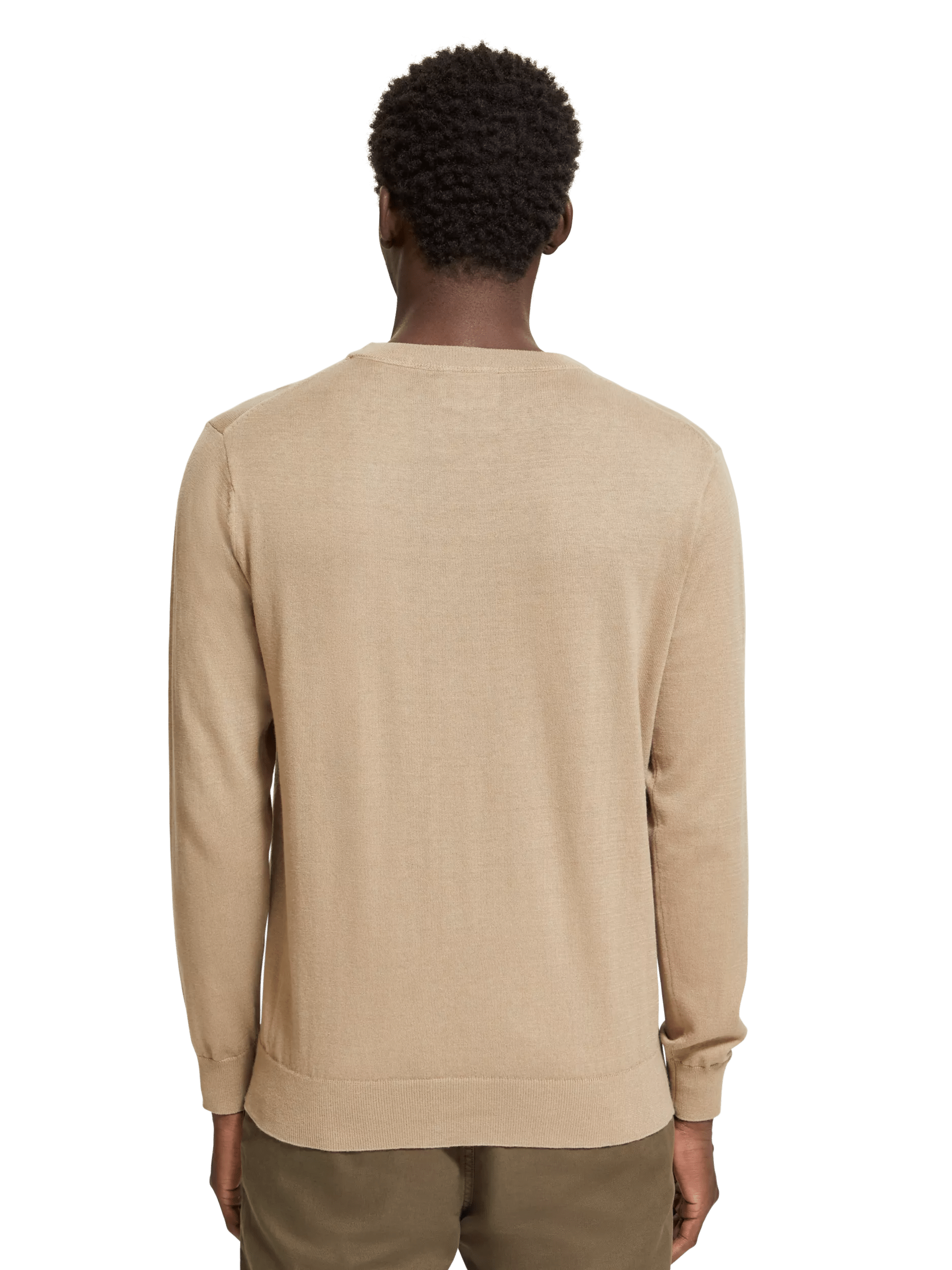 Scotch & Soda Linen-blended pullover sweater MDL-BCK