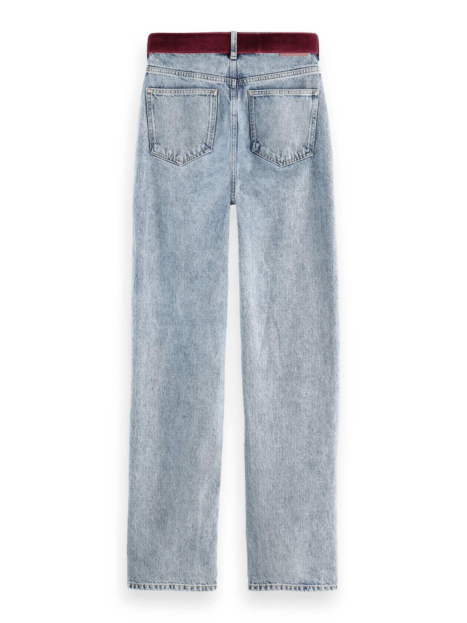 Scotch & Soda The Ripple High-Rise Jeans aus Bio-Baumwolle BCK