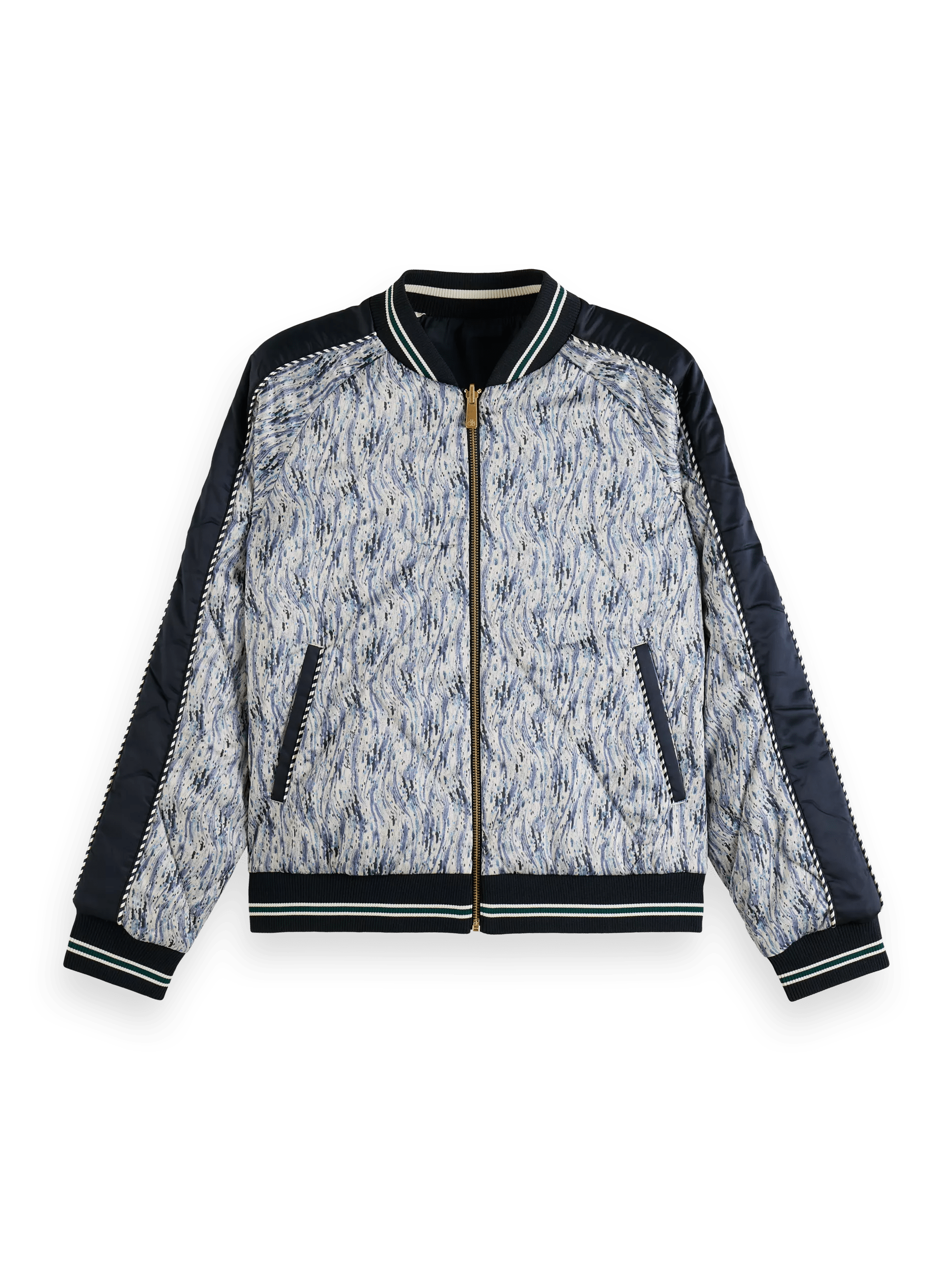 Scotch & Soda Embroidered bomber with contrast detail DTL1