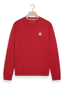 Scotch & Soda Sweatshirt mit normaler Passform und Rundhalsausschnitt MDL-CRP
