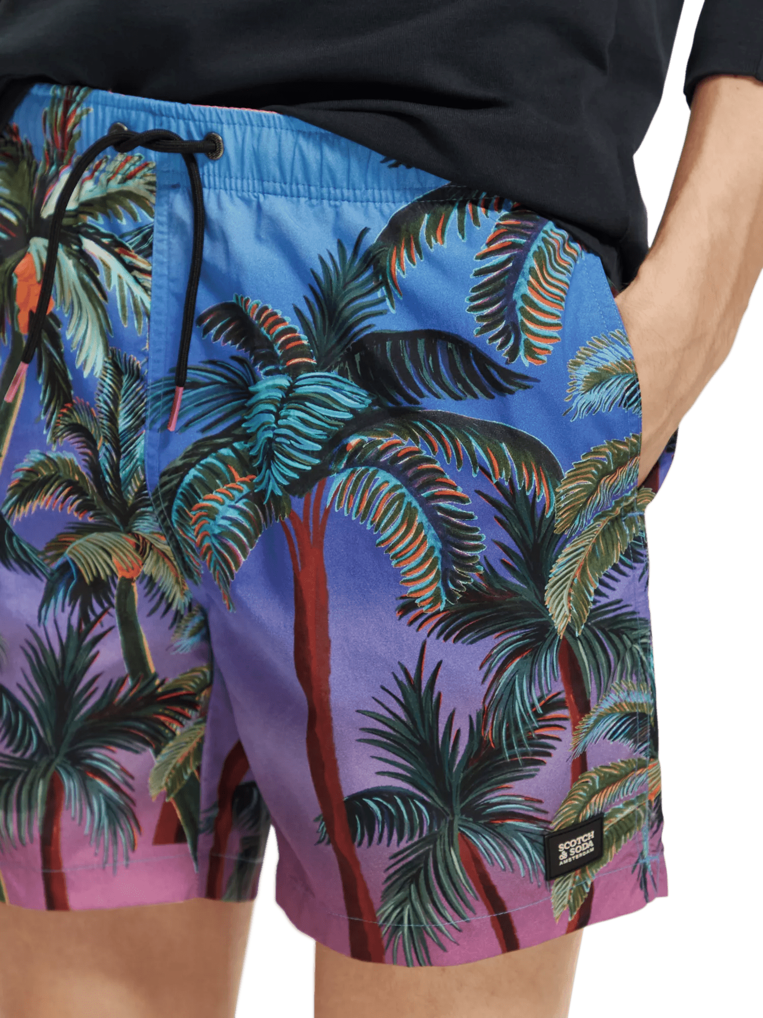 Scotch & Soda Mid length - Placement Printed swimshort NHD-DTL1