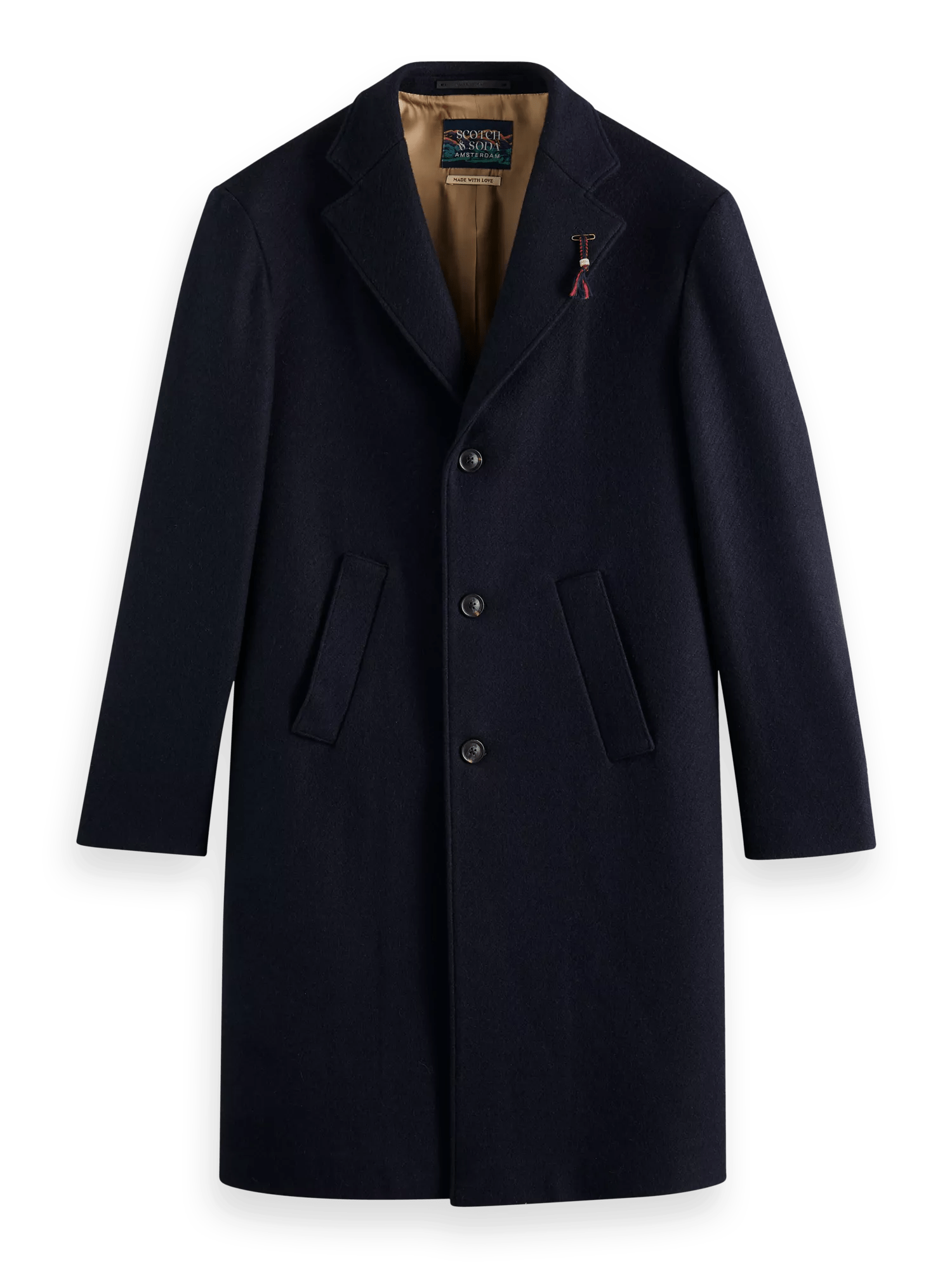 Scotch & Soda Long-length lightweight overcoat FNT