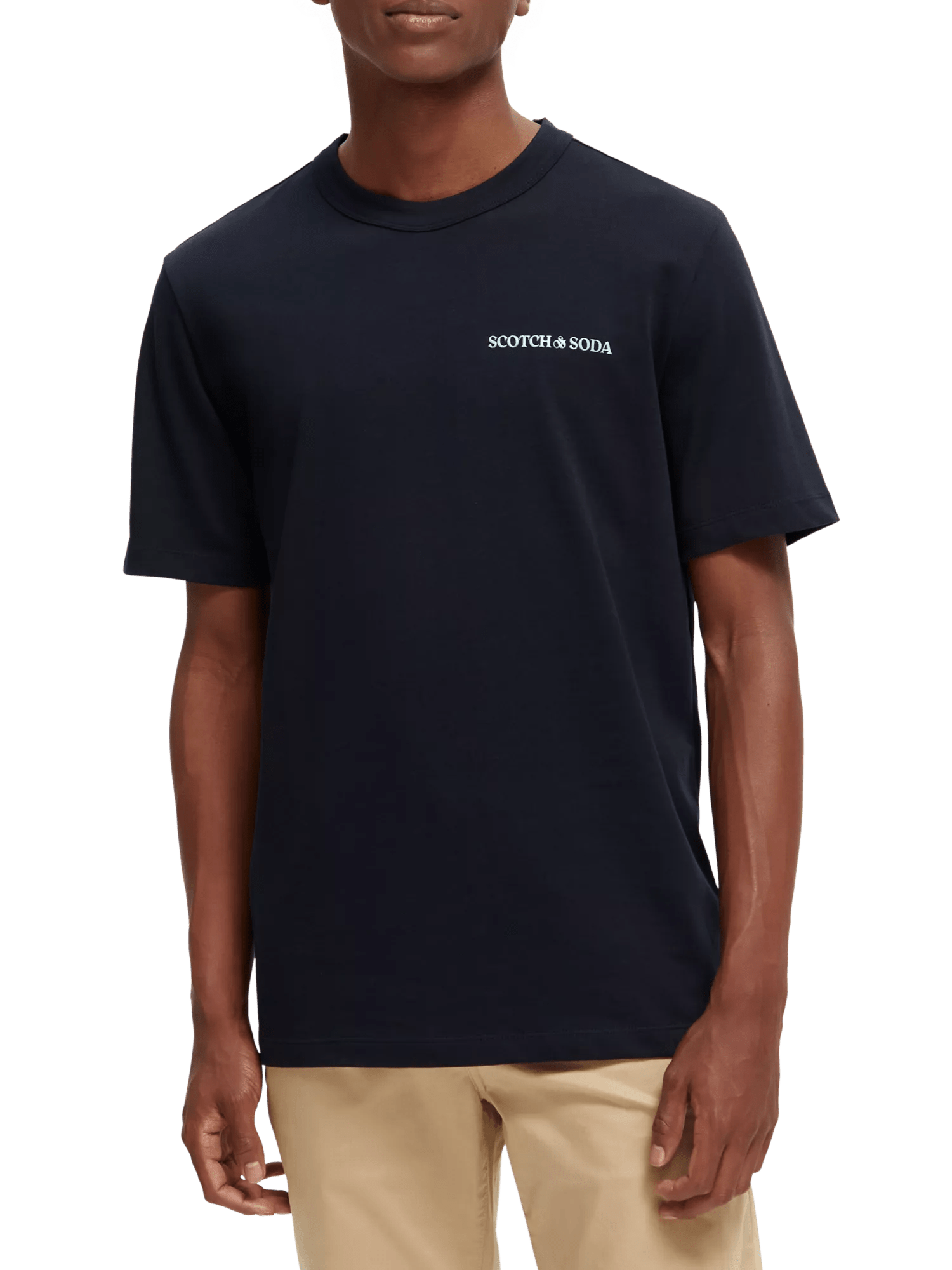 Scotch & Soda T-shirt color-block unisexe en coton bio NHD-CRP