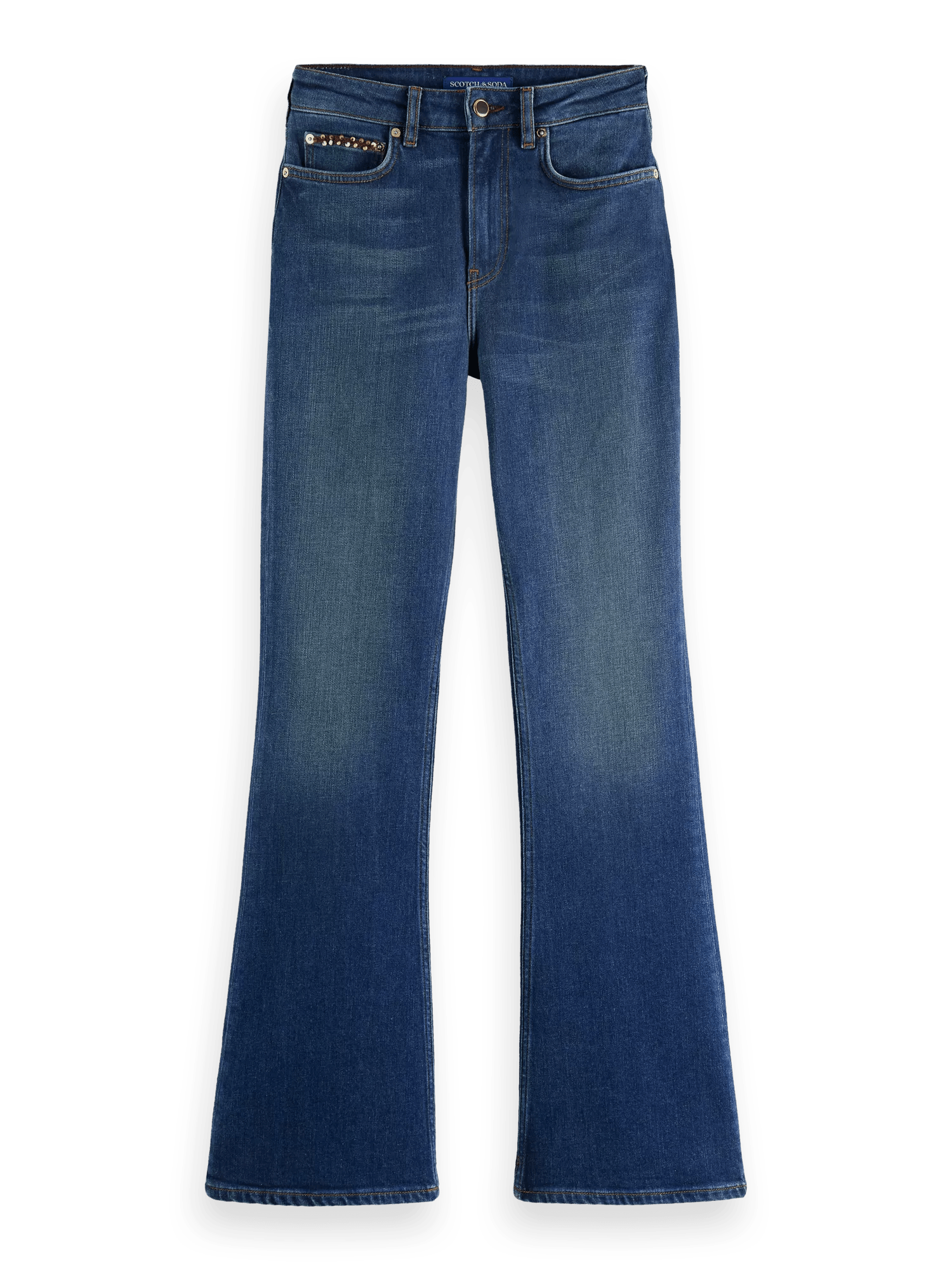 Scotch & Soda De Charm flared jeans van biologisch katoen FNT