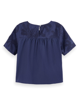 Scotch & Soda Embroidered blouse BCK