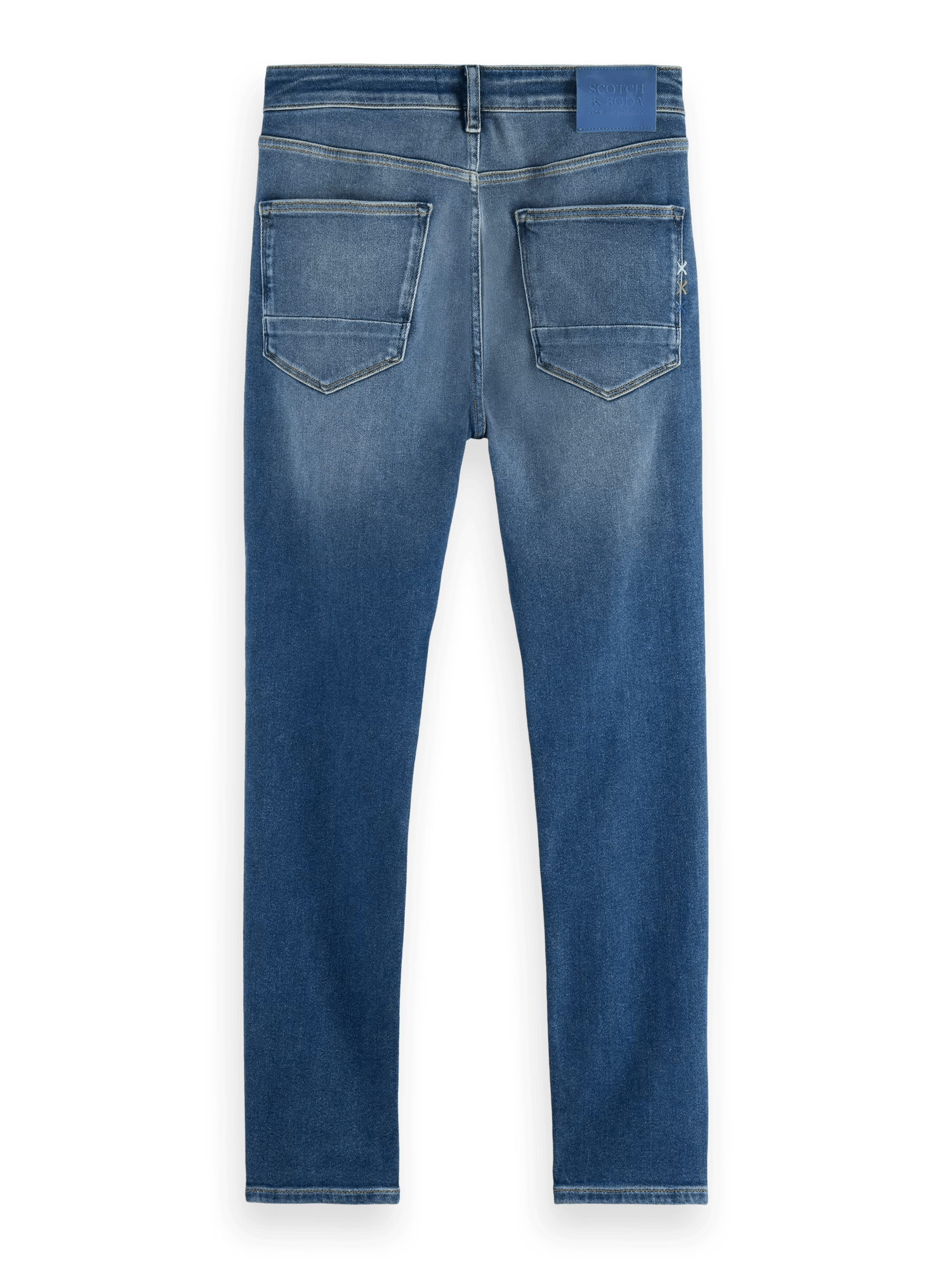 Scotch & Soda Seasonal Essentials Skim super slim jeans  — Everywhere Blue BCK