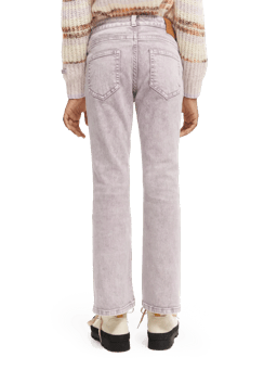 Scotch & Soda The Charm classic flared garment-dyed jeans NHD-BCK